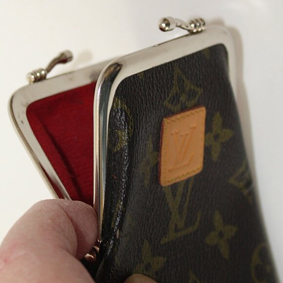 Rare Vintage 1980's LOUIS VUITTON LV Monogram Glasses Eyeglass Case - Picture 2 of 2